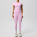 Yoga Suit Leggings Gym Set