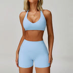 2-3PCS Yoga Suit - Tracksuit Sports Bra High Waist/Leggings Shorts Outfit