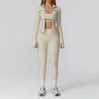 Set 2/3PCS Gym Outfit - Sports Set High Waist Leggings