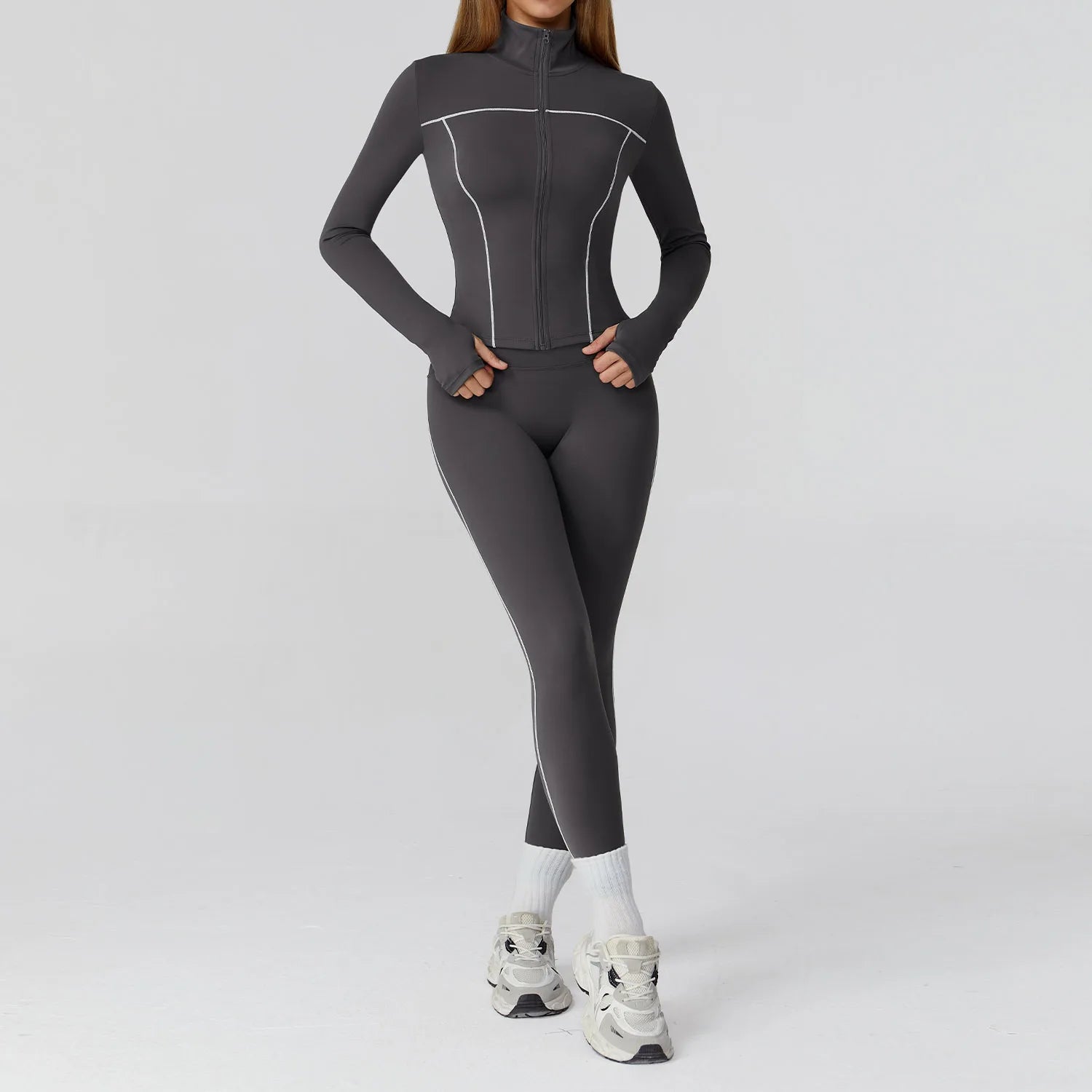 Set 2/3PCS Gym Outfit - Sports Set High Waist Leggings