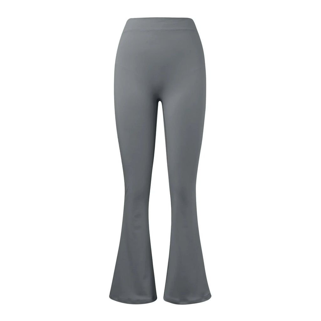 Fashion Micro Horn Leggings Women V-back Waist Sports Pants