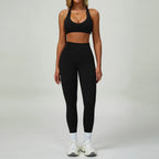 2-3PCS Yoga Suit - Tracksuit Sports Bra High Waist/Leggings Shorts Outfit