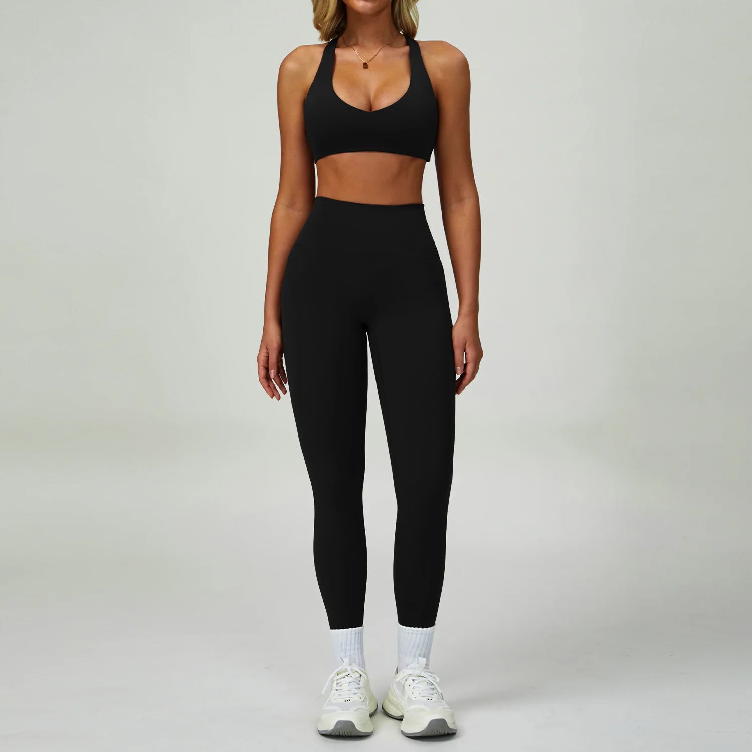 2-3PCS Yoga Suit - Tracksuit Sports Bra High Waist/Leggings Shorts Outfit