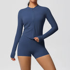 Hip-lifting Tight Zipper Jacket Set