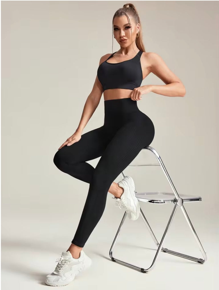 High Waist Push Up Leggings for Women front viewHigh Waist Push Up Leggings for Women front view