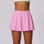 Tennis Solid Sports Skirt