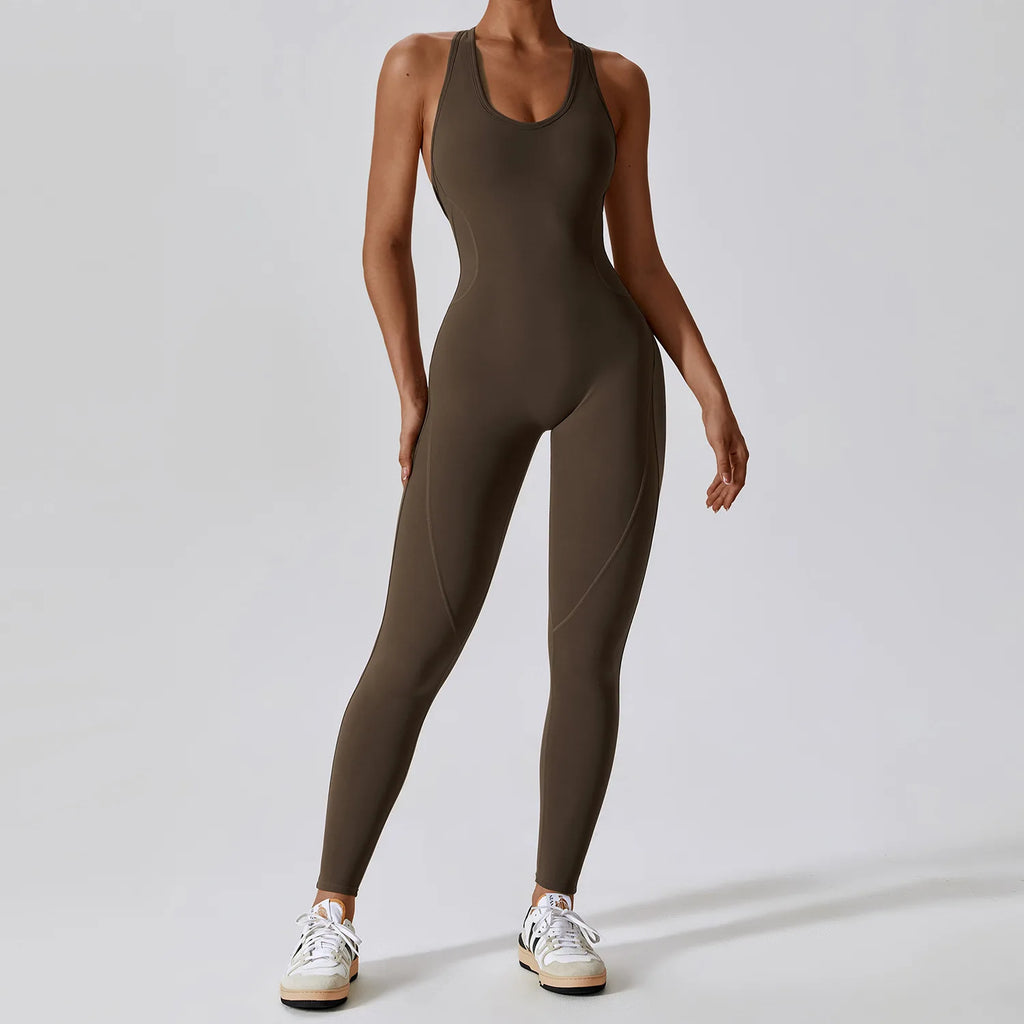 Jumpsuit Sport Overalls - Pilates Outfit