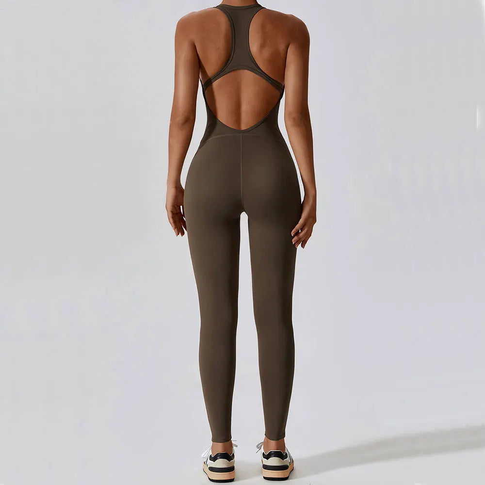 Jumpsuit Sport Overalls - Pilates Outfit