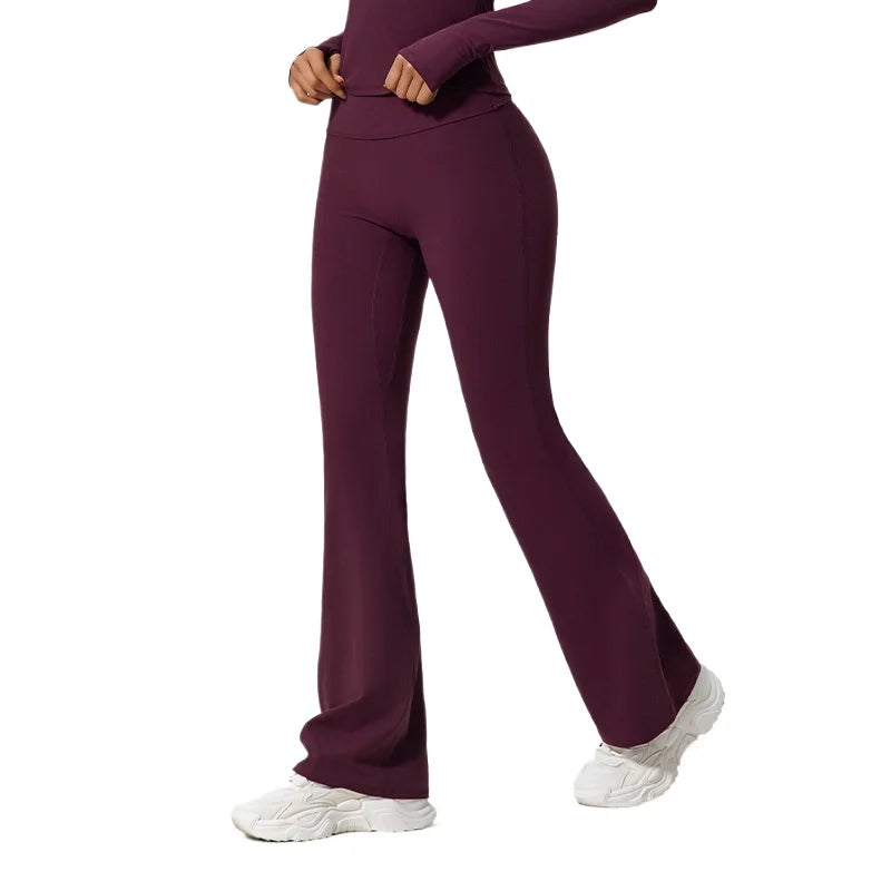 Wide Leg Tight Hip Flared Pants