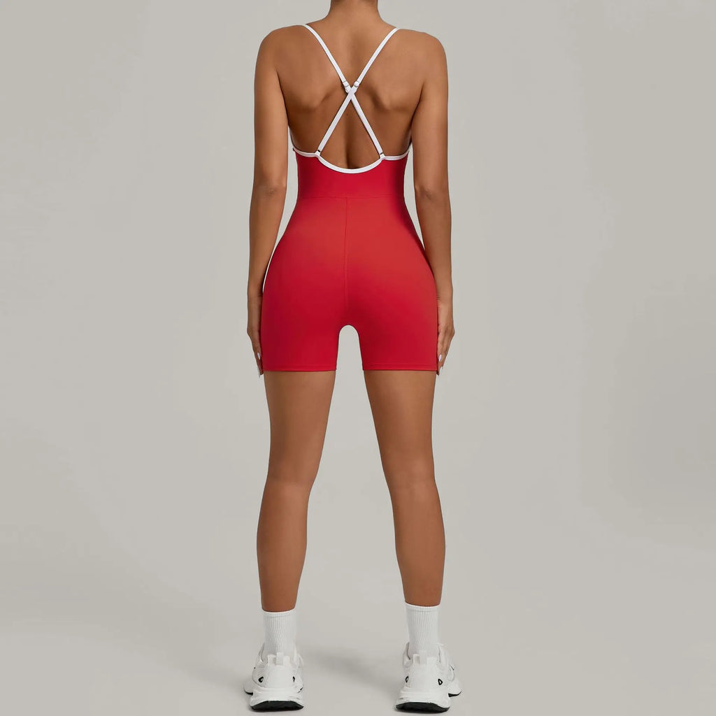 Summer Sports Overalls - One Piece Shorts Suit