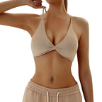 Cross Back Straps Fitness Bra