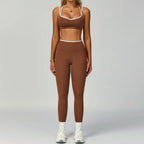 Gym Tracksuit Set 2 Piece Workout Outfits