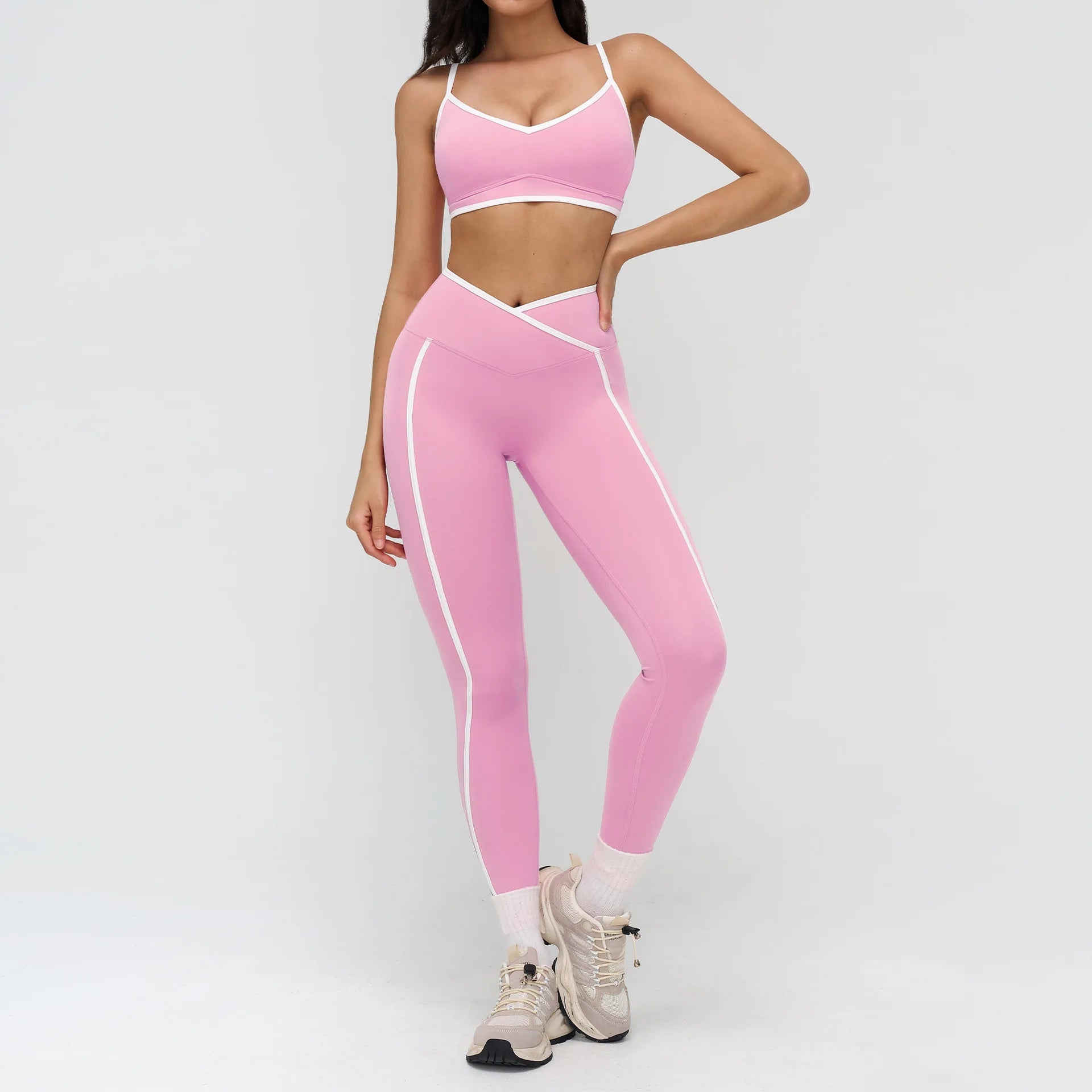2 Pieces Yoga Set Workout Outfit - Gym Set