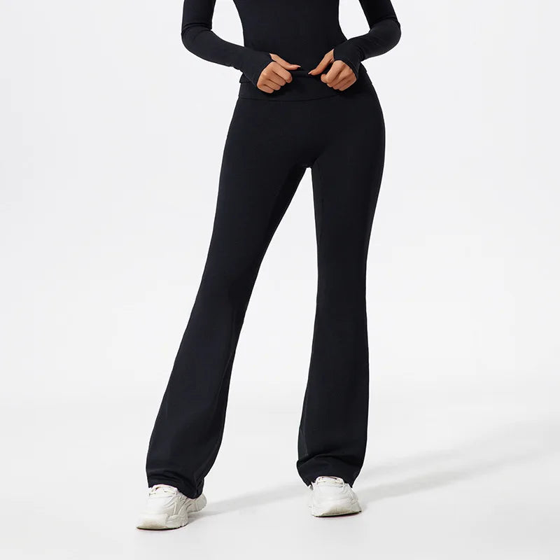 Wide Leg Tight Hip Flared Pants