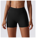Sexy Stretch Yoga Shorts With Hip Lifting And Abdominal Tightening