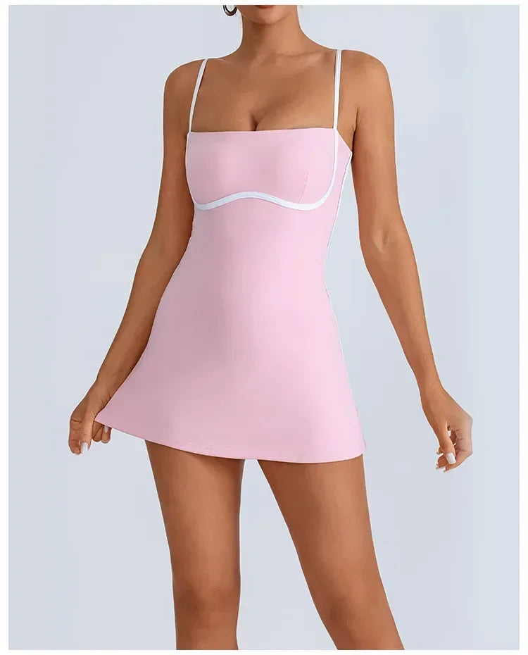 Golf Tennis Badminton One-Piece Casual Workout Suit