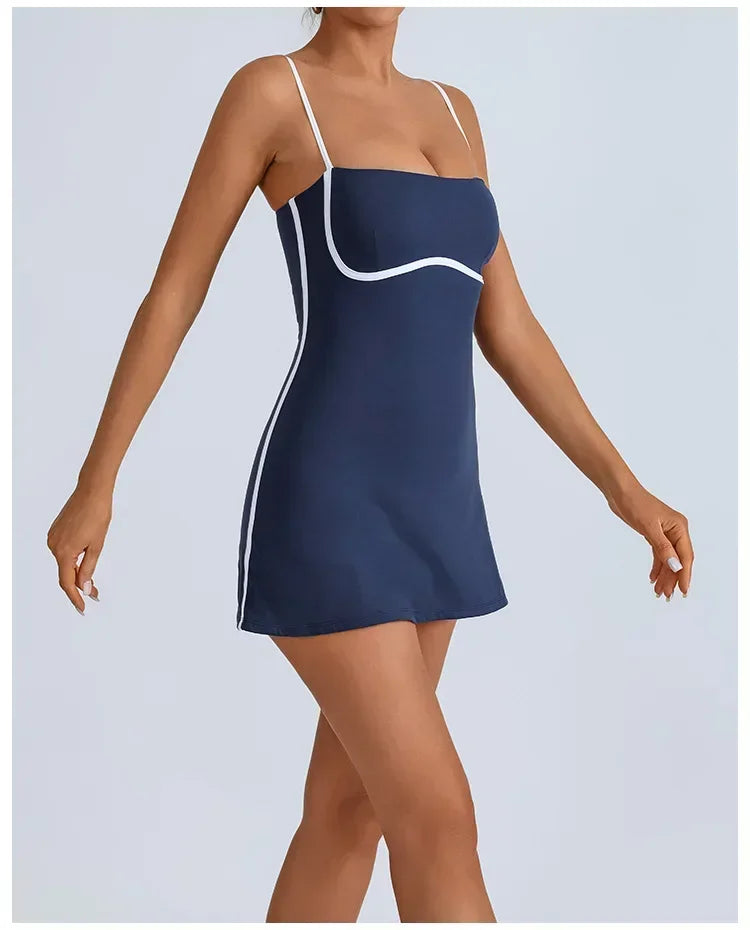 Golf Tennis Badminton One-Piece Casual Workout Suit
