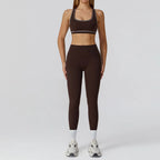 Set 2/3PCS Gym Outfit - Sports Set High Waist Leggings