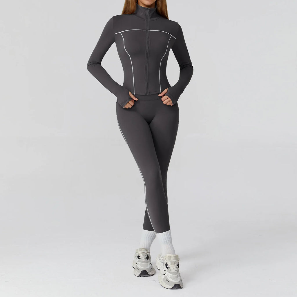Set 2/3PCS Gym Outfit - Sports Set High Waist Leggings