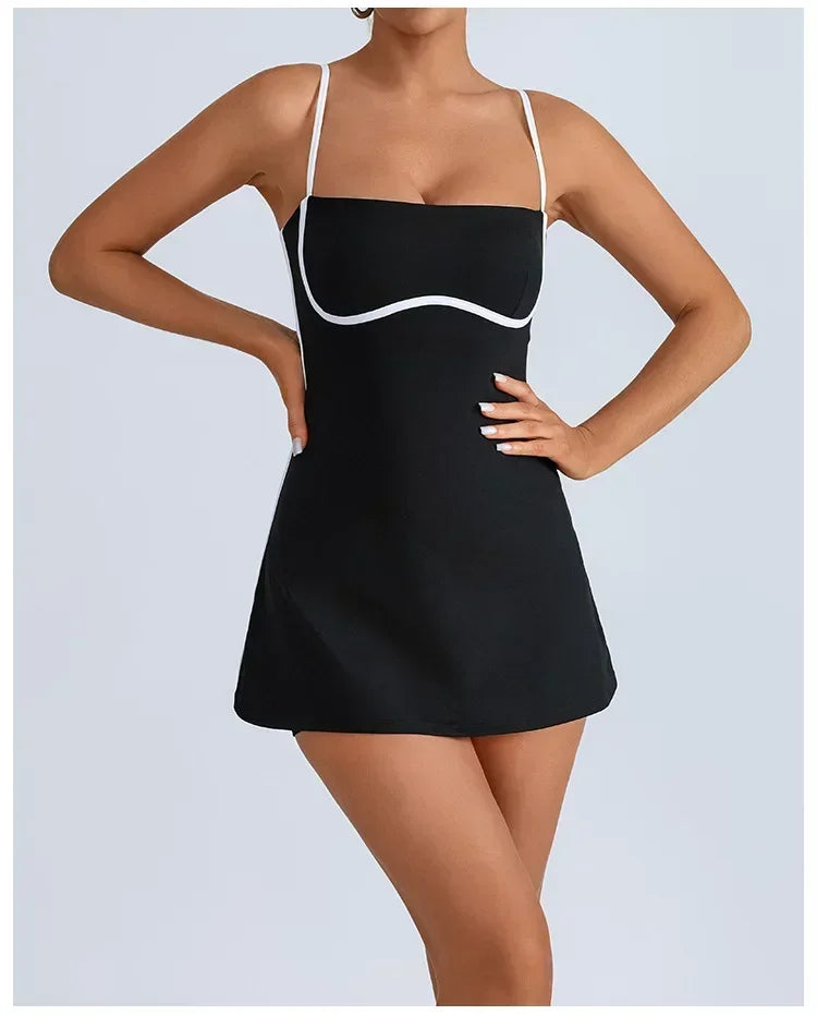 Golf Tennis Badminton One-Piece Casual Workout Suit