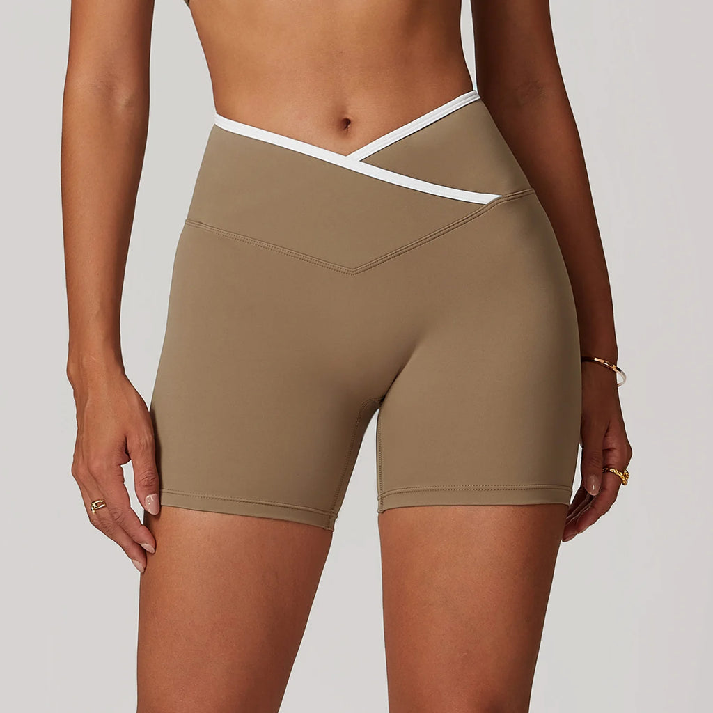 Fitness Shorts V-shaped Waist Running Shorts