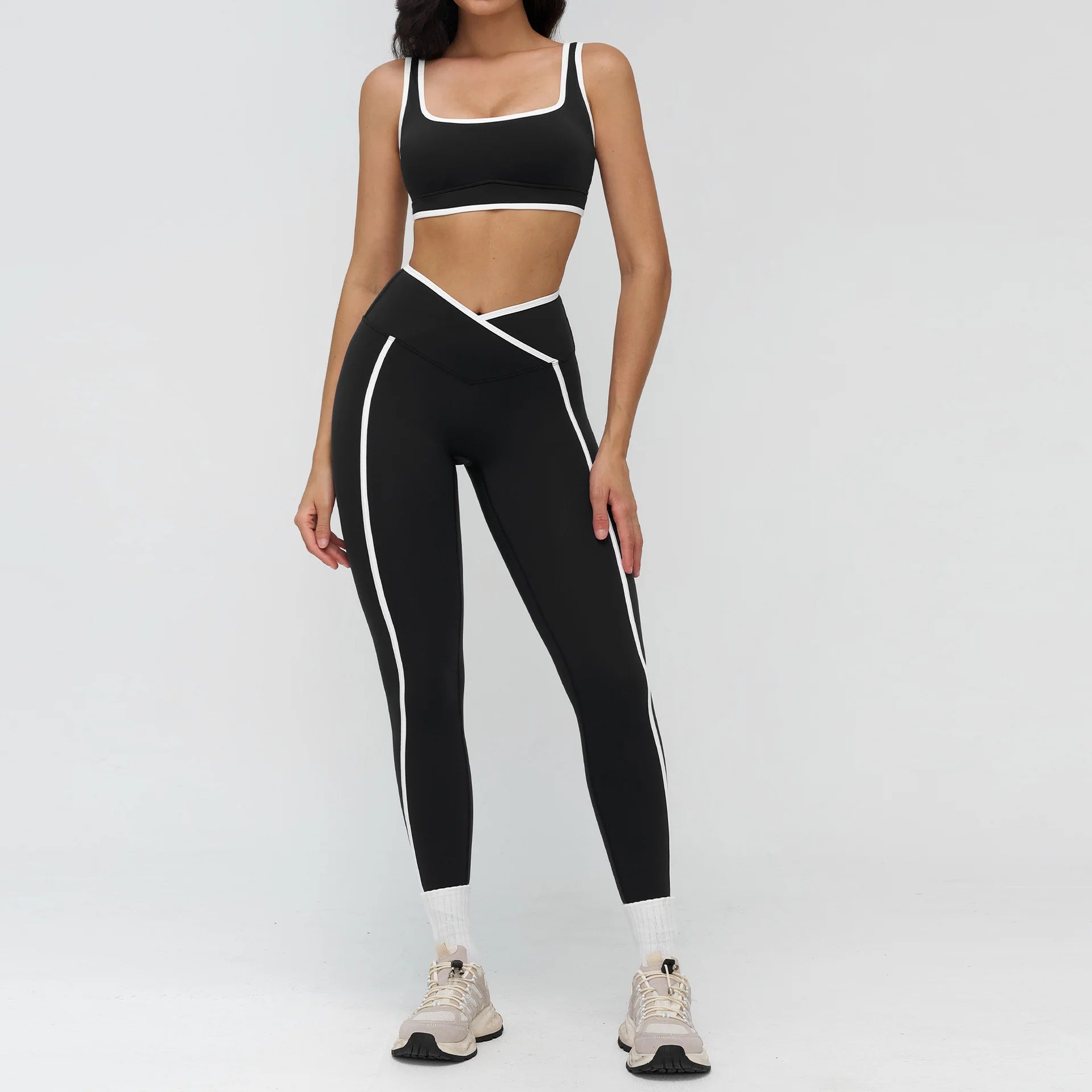 2 Pieces Yoga Set Workout Outfit - Gym Set
