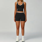Gym Tracksuit Set 2 Piece Workout Outfits