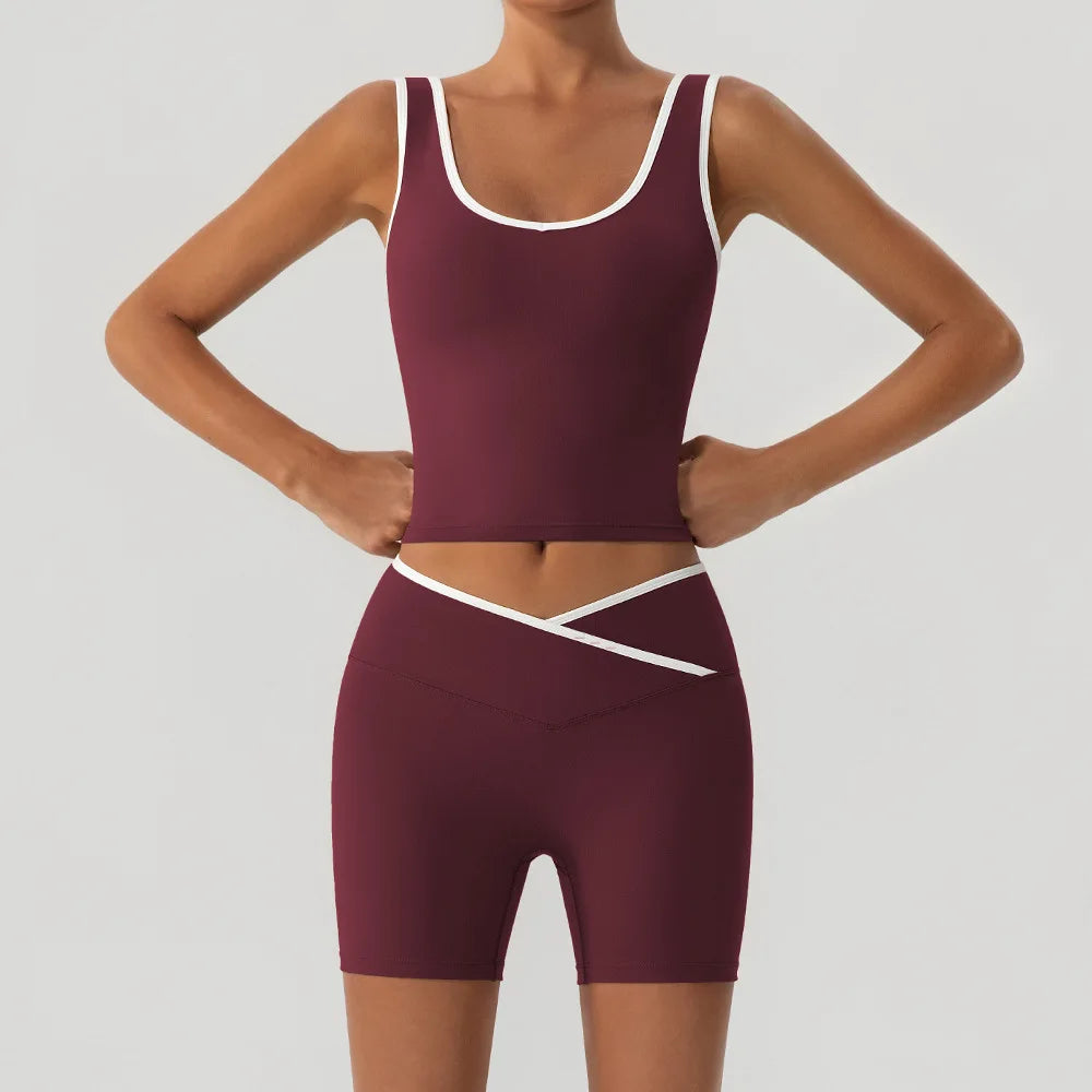 Yoga Suit 2 Piece Workout Sets