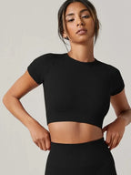 Seamless Sport T Shirt - Short Sleeve Yoga top