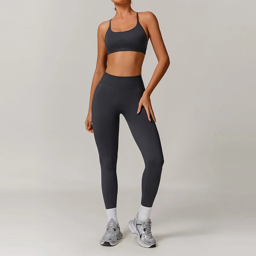 2PCS Yoga Seamless Set