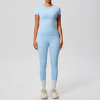 Yoga Suit Leggings Gym Set