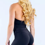 V-neck Halter Vest with Bra Pads