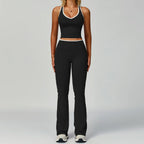 Gym Tracksuit Set 2 Piece Workout Outfits