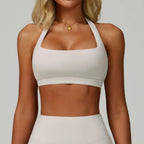 New Sports Bra - Top High Support Open Back Gym Sportswear