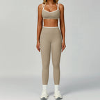 Gym Tracksuit Set 2 Piece Workout Outfits