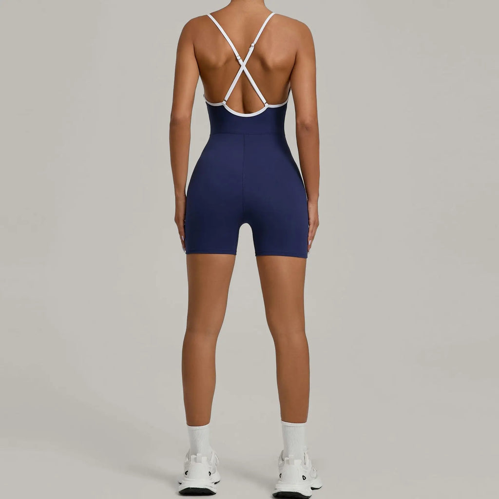 Summer Sports Overalls - One Piece Shorts Suit
