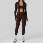 Set 2/3PCS Gym Outfit - Sports Set High Waist Leggings