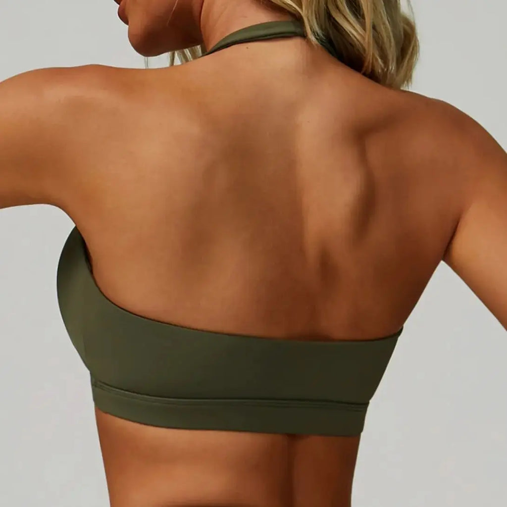 New Sports Bra - Top High Support Open Back Gym Sportswear