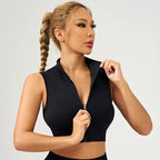 Sporty Sleeveless Top - Gym Tank Top