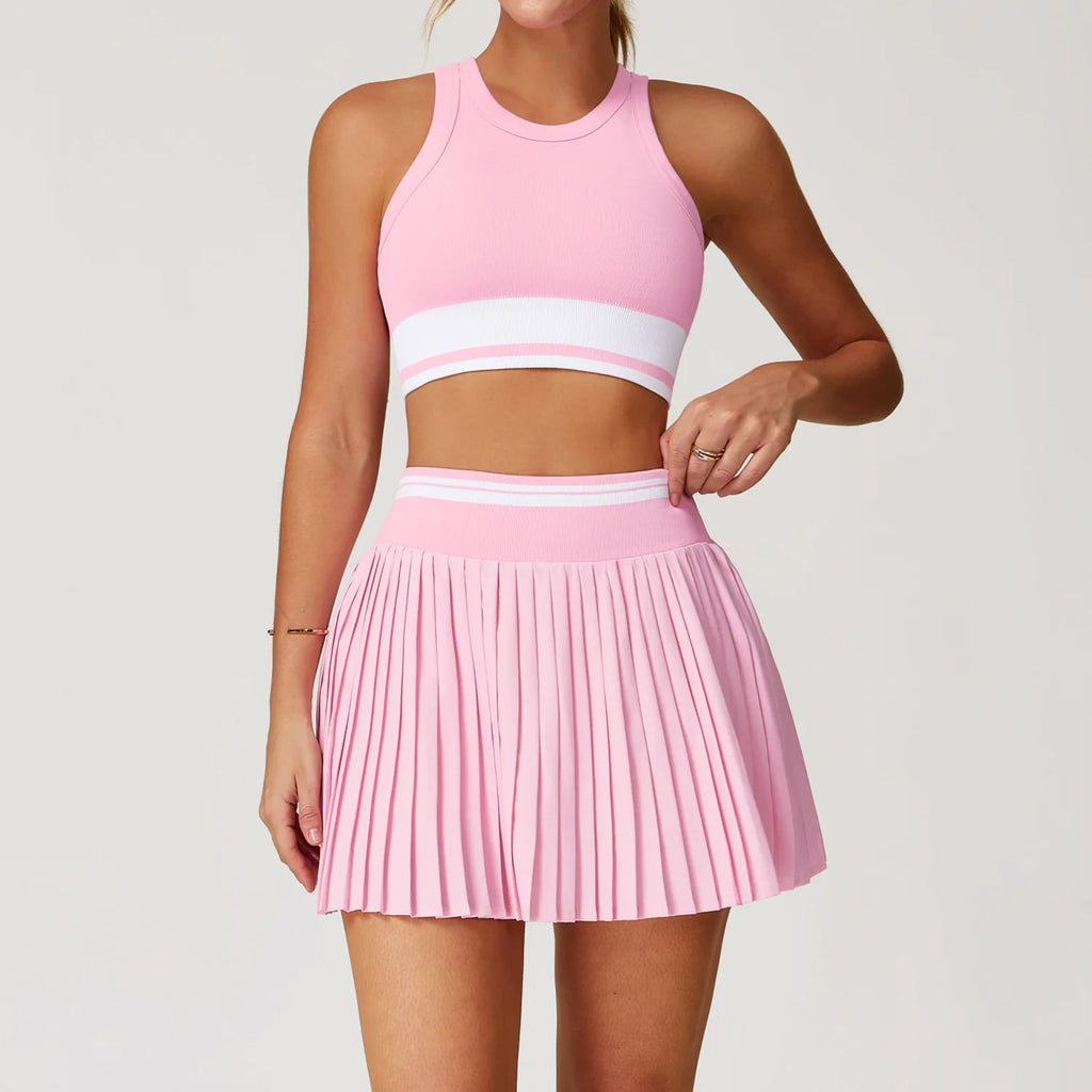 Skirt Workout Set - Athletic Wear