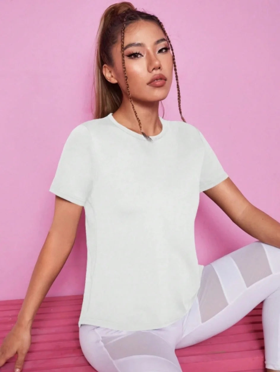 Summer sports T-shirt - Loose breathable quick drying mesh Top
