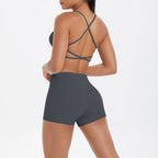 2PCS Halter Yoga Top Set
