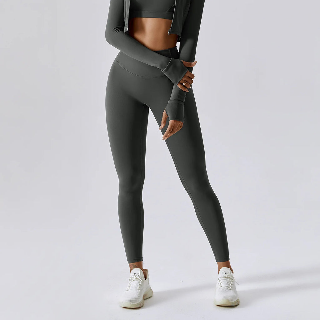 Stretchy High Waist Athletic Fitness Leggings