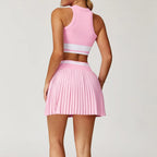 Skirt Workout Set - Athletic Wear