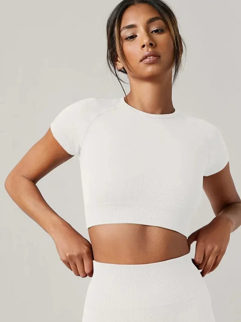 Seamless Sport T Shirt - Short Sleeve Yoga top