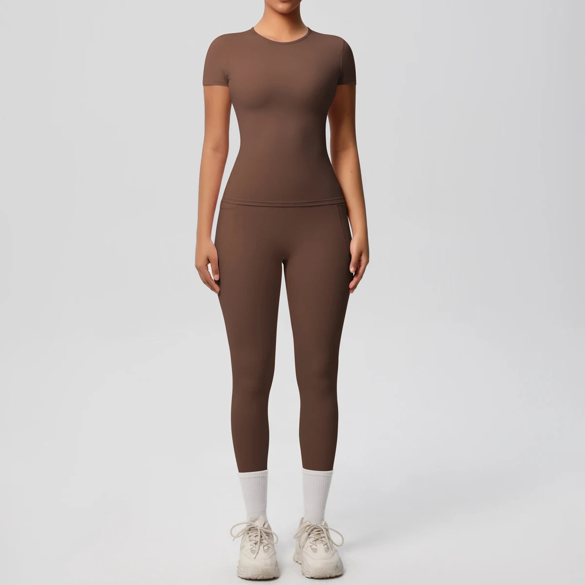 Yoga Suit Leggings Gym Set