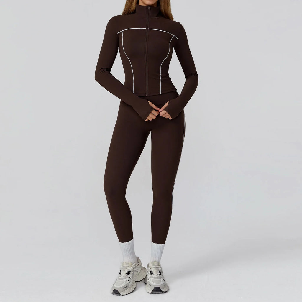Set 2/3PCS Gym Outfit - Sports Set High Waist Leggings