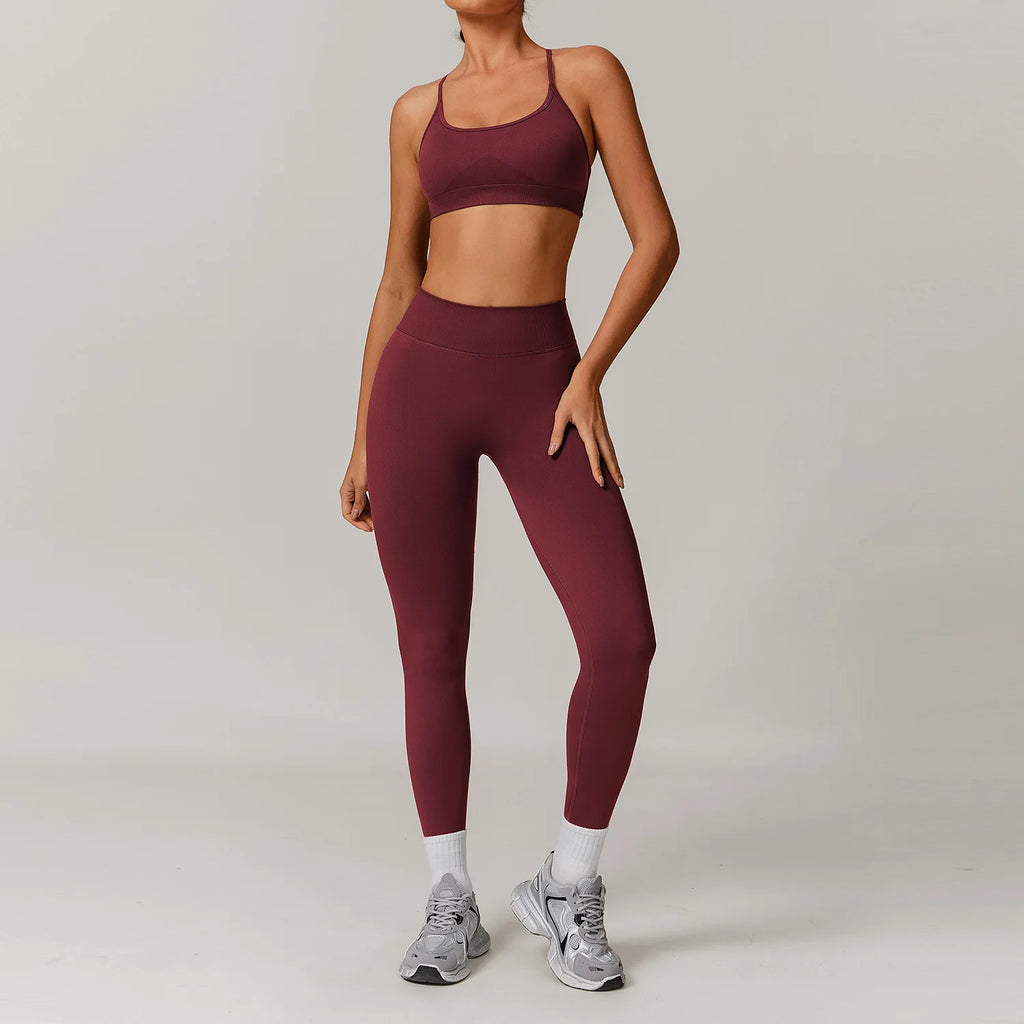 2PCS Yoga Seamless Set