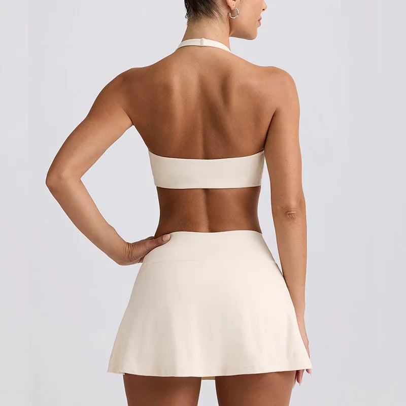 Tennis Top Skirt Set 2 Piece