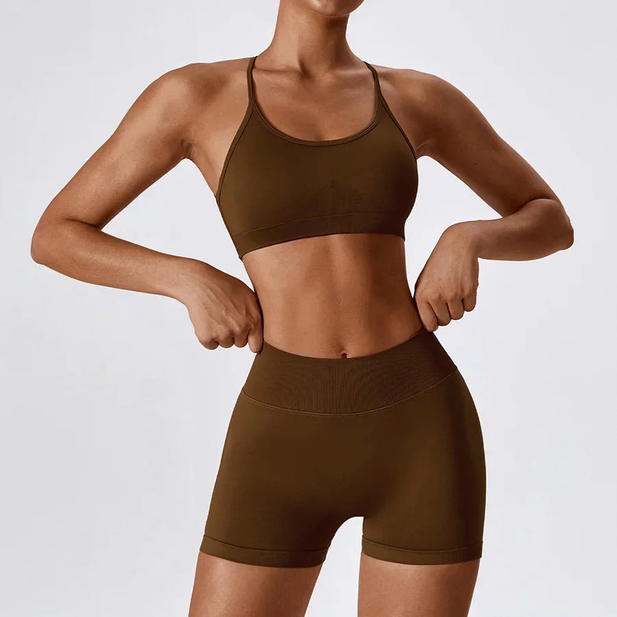 2PCS Yoga Seamless Set